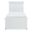 Canterbury 2.0 Complete Panel Twin Bed In Natural White