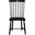 Capeside Cottage Spindle Back Side Chair In Black Set Of 2