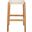 Capri Counter Stool In White
