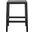 Capri Counter Stool In Black