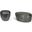 Capsule Aluminum Occasional Table Set In Silver