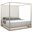 Caracole Classic Pinstripe Light Queen Bed In Oak