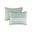 Caralie 4 Piece Seersucker Full/Queen Quilt Set with Throw Pillow In Green