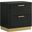 Caraway 2-drawer Nightstand Bedside Table Black