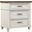 Caraway 2 Drawer Nightstand In Aged Ivory
