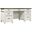 Caraway 66 Inch Executive Desk In White