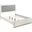 Caraway Queen Bed with LED Headboard White and Grey