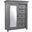 Caraway Sliding Door Chest In Aged Slate