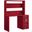Cargo Youth Desk w/ Hutch (Red)