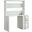 Cargo Youth Desk w/ Hutch (White)