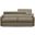 Carina Taupe Chic Leather Full Sofa Sleeper