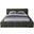 Carlin Chenille Fabric King Bed In Olive