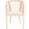 Carlotta Arm Chair In White Wash and White
