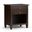 Carlton Solid Wood Bedside Table In Dark Tobacco Brown