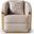 Carmela Chair In Almond Gold