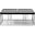 Carmela Cocktail Table In Glossy Charcoal Sand