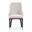 Carmela Dining Arm Chair Set of 2 In Glossy Charcoal Sand