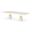 Carmela Double Pedestal Dining Table In Shimmer Ivory