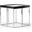 Carmela End Table In Glossy Charcoal Sand