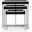 Carmela Nesting Tables Set of 3 In Glossy Charcoal Sand