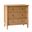 Carol 3-Drawer Nightstand In Oak