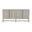 Carol Sideboard In Cerused White and Stained Brass