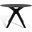 Carolee 46 Inch Round Dining Table In Black