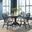 Carolina Crossing Antique Honey And Black Drop Leaf Extendable Dining Room Set