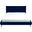 Caroline King Navy Blue Velvet Platform Bed