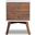 Caroline Mid Century Modern White Walnut Night Stand