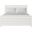 Caroline Wooden King Platform Bed In White