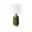 Carolyn Lamp Without Shade In Olive Green