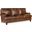 Carrado Stationary Sofa 8-Way Tie In Cognac