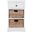 Carrie Distressed Cream Storage Side Table