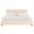 Carter Beige Queen Upholstered Bed
