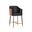 Carter Counter Stool In Napa Black and Napa Cognac