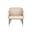 Carter Lounge Chair In Napa Beige and Napa Tan