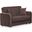 Casamode Joker Elegance Dark Brown Loveseat