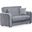 Casamode Joker Elegance Gray Loveseat