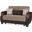 Casamode Molina Lyon Dark Brown Loveseat