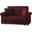 Casamode Rio Grande Burgundy Loveseat