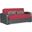 Casamode Sleep Plus Red Loveseat Sleeper