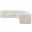 Cascade Boucle Fabric Modular Sectional In Cream
