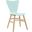 Cascade Light Blue Wood Dining Chair EEI-2672-LBU