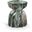 Caserta Marble Finish Concrete End Table In Green