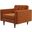 Casey Burnt Orange Velvet Lounge Chair