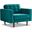 Casey Teal Velvet Lounge Chair