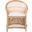 Casilda Braided Rattan Arm Chair In Natural