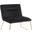 Casper Black Velvet Accent Chair