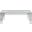 Casper Rectangular Coffee Table In Chrome